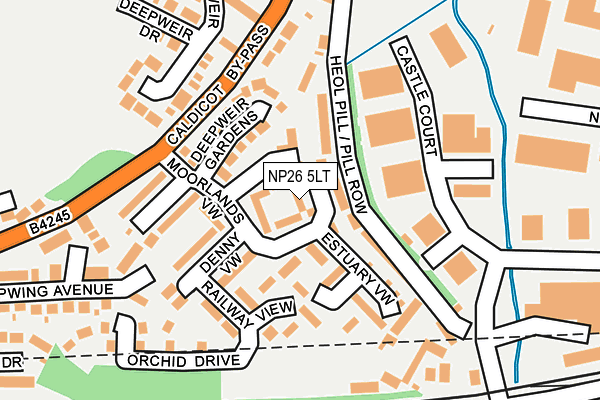 NP26 5LT map - OS OpenMap – Local (Ordnance Survey)