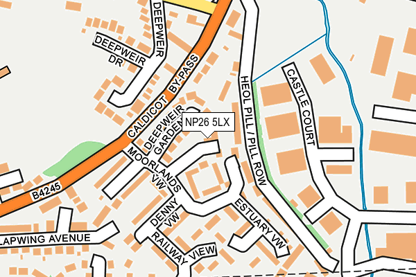 NP26 5LX map - OS OpenMap – Local (Ordnance Survey)