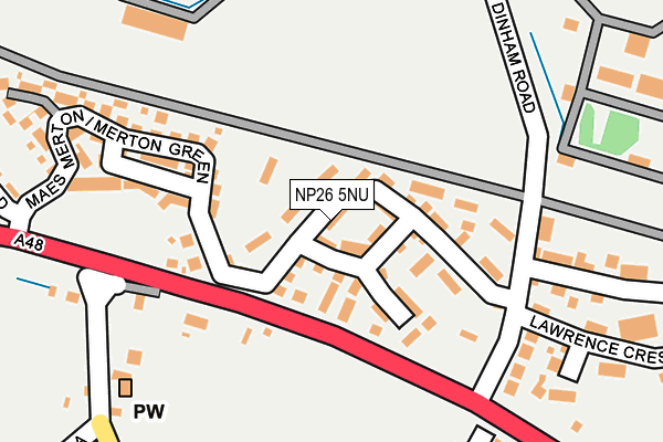 NP26 5NU map - OS OpenMap – Local (Ordnance Survey)