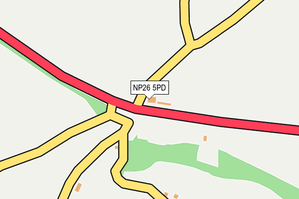 NP26 5PD map - OS OpenMap – Local (Ordnance Survey)