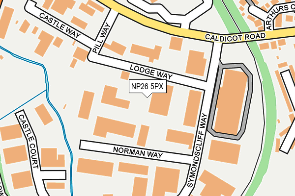 NP26 5PX map - OS OpenMap – Local (Ordnance Survey)