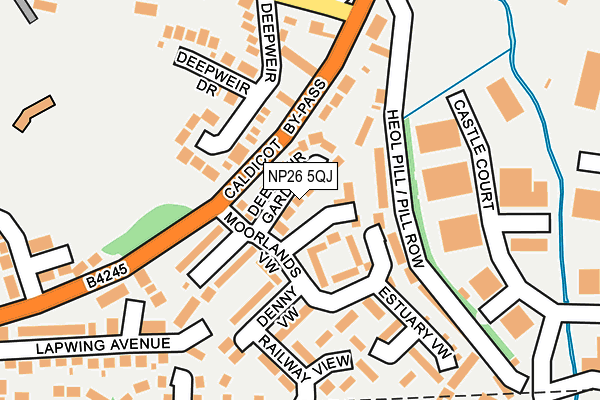 NP26 5QJ map - OS OpenMap – Local (Ordnance Survey)