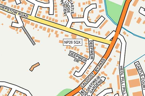 NP26 5QX map - OS OpenMap – Local (Ordnance Survey)