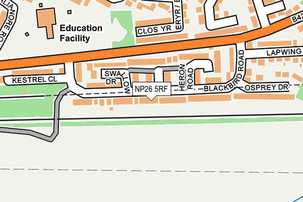 NP26 5RF map - OS OpenMap – Local (Ordnance Survey)