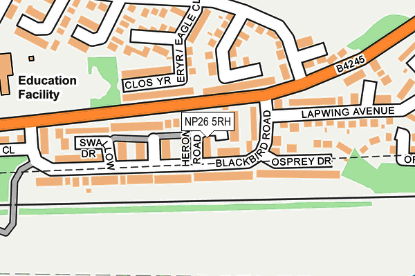 NP26 5RH map - OS OpenMap – Local (Ordnance Survey)