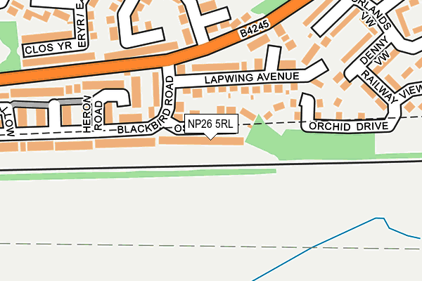 NP26 5RL map - OS OpenMap – Local (Ordnance Survey)