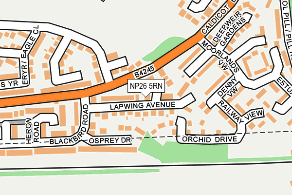 NP26 5RN map - OS OpenMap – Local (Ordnance Survey)
