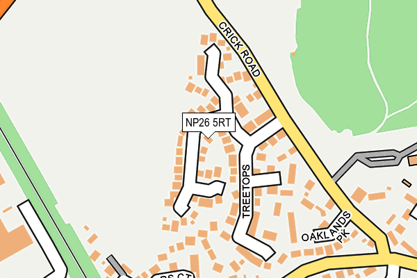 NP26 5RT map - OS OpenMap – Local (Ordnance Survey)
