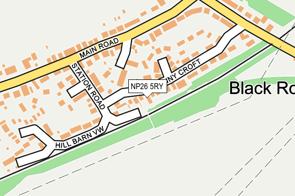 NP26 5RY map - OS OpenMap – Local (Ordnance Survey)