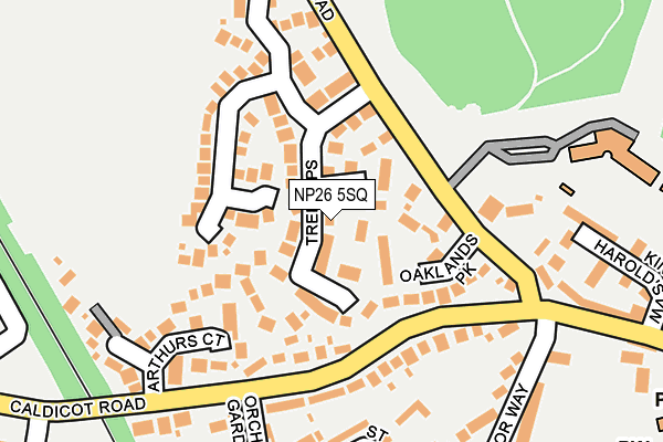 NP26 5SQ map - OS OpenMap – Local (Ordnance Survey)
