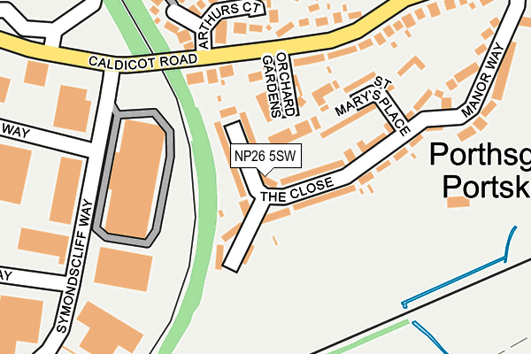 NP26 5SW map - OS OpenMap – Local (Ordnance Survey)