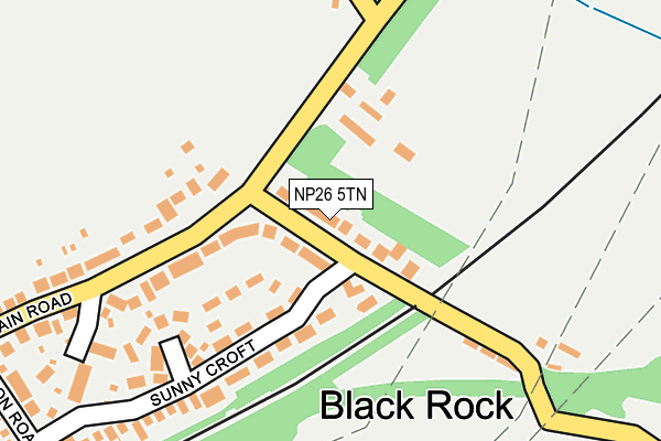 NP26 5TN map - OS OpenMap – Local (Ordnance Survey)