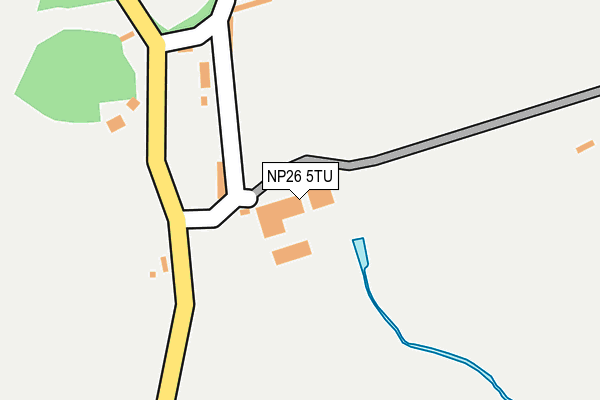 NP26 5TU map - OS OpenMap – Local (Ordnance Survey)