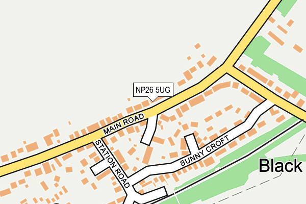 NP26 5UG map - OS OpenMap – Local (Ordnance Survey)