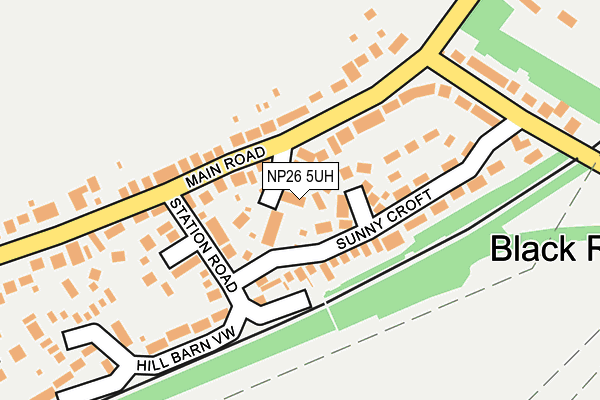NP26 5UH map - OS OpenMap – Local (Ordnance Survey)