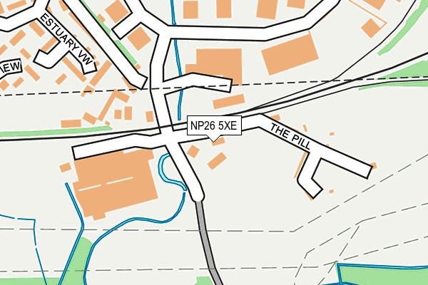 NP26 5XE map - OS OpenMap – Local (Ordnance Survey)