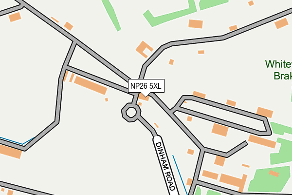 NP26 5XL map - OS OpenMap – Local (Ordnance Survey)