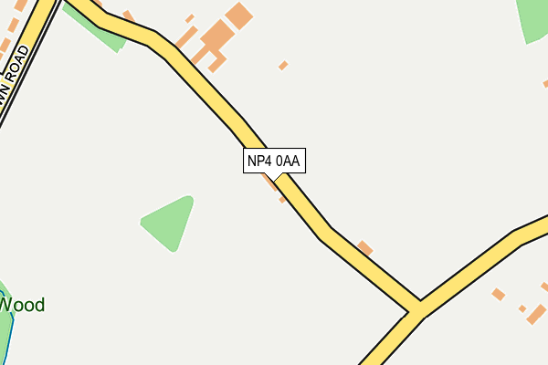 NP4 0AA map - OS OpenMap – Local (Ordnance Survey)