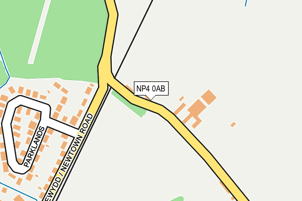 NP4 0AB map - OS OpenMap – Local (Ordnance Survey)
