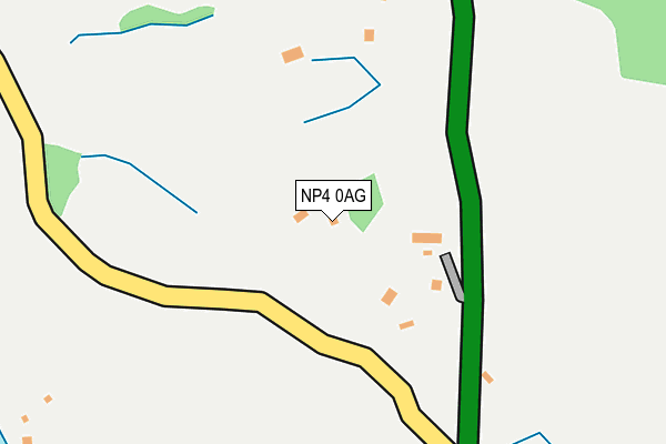 NP4 0AG map - OS OpenMap – Local (Ordnance Survey)