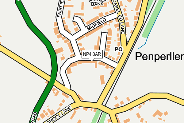 NP4 0AR map - OS OpenMap – Local (Ordnance Survey)