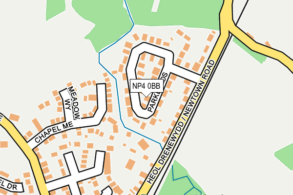 NP4 0BB map - OS OpenMap – Local (Ordnance Survey)