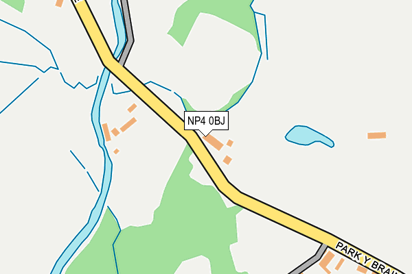 NP4 0BJ map - OS OpenMap – Local (Ordnance Survey)