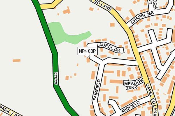 NP4 0BP map - OS OpenMap – Local (Ordnance Survey)