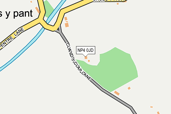 NP4 0JD map - OS OpenMap – Local (Ordnance Survey)
