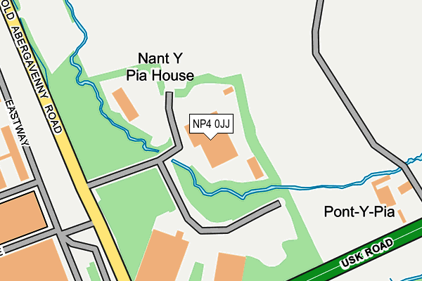 NP4 0JJ map - OS OpenMap – Local (Ordnance Survey)