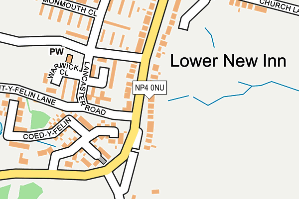 NP4 0NU map - OS OpenMap – Local (Ordnance Survey)