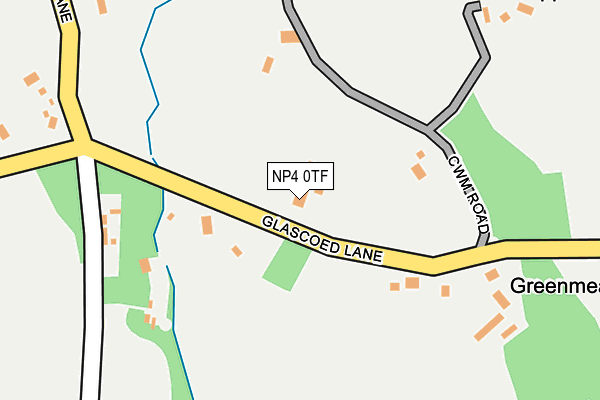 NP4 0TF map - OS OpenMap – Local (Ordnance Survey)