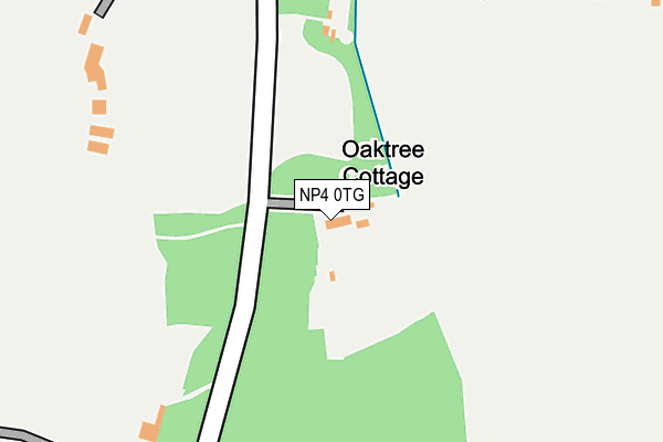 NP4 0TG map - OS OpenMap – Local (Ordnance Survey)