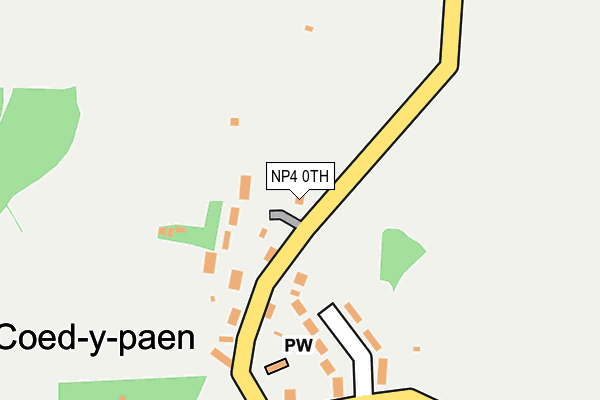 NP4 0TH map - OS OpenMap – Local (Ordnance Survey)