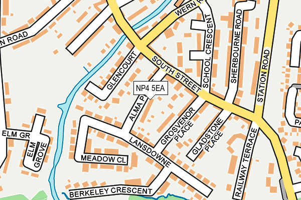 NP4 5EA map - OS OpenMap – Local (Ordnance Survey)