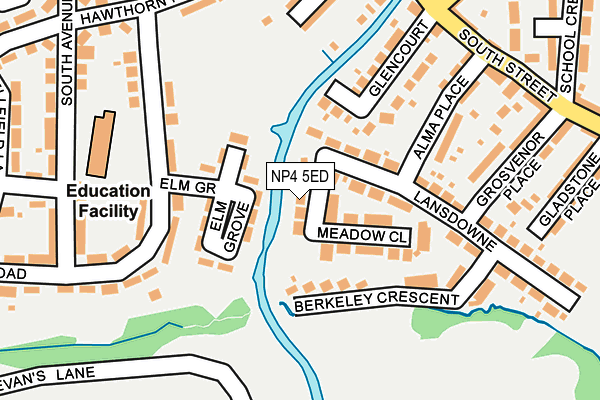 NP4 5ED map - OS OpenMap – Local (Ordnance Survey)
