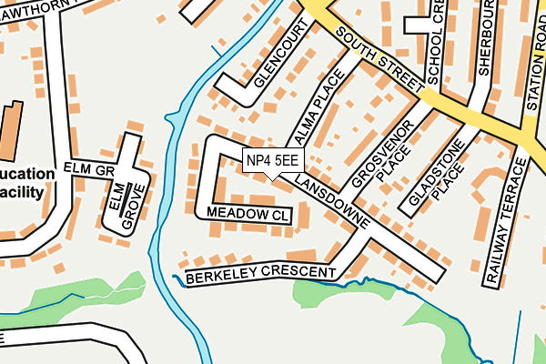 NP4 5EE map - OS OpenMap – Local (Ordnance Survey)
