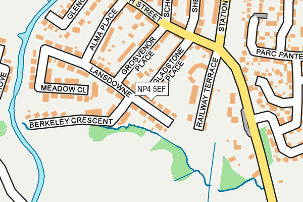 NP4 5EF map - OS OpenMap – Local (Ordnance Survey)