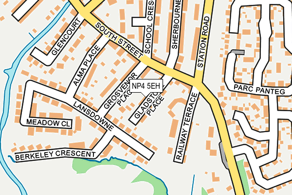 NP4 5EH map - OS OpenMap – Local (Ordnance Survey)