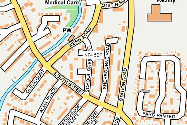NP4 5EP map - OS OpenMap – Local (Ordnance Survey)