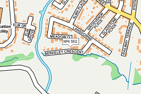 NP4 5EQ map - OS OpenMap – Local (Ordnance Survey)