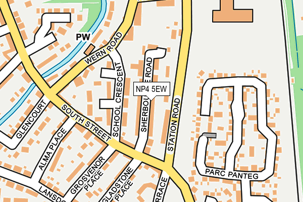 NP4 5EW map - OS OpenMap – Local (Ordnance Survey)