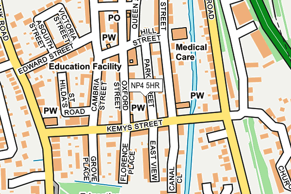 NP4 5HR map - OS OpenMap – Local (Ordnance Survey)