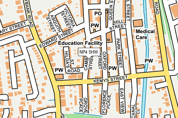 NP4 5HW map - OS OpenMap – Local (Ordnance Survey)