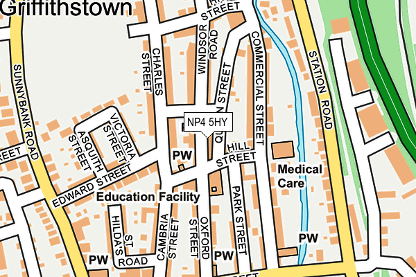 NP4 5HY map - OS OpenMap – Local (Ordnance Survey)