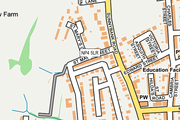 NP4 5LR map - OS OpenMap – Local (Ordnance Survey)