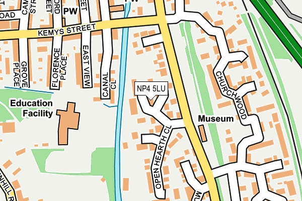 NP4 5LU map - OS OpenMap – Local (Ordnance Survey)