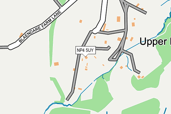 NP4 5UY map - OS OpenMap – Local (Ordnance Survey)