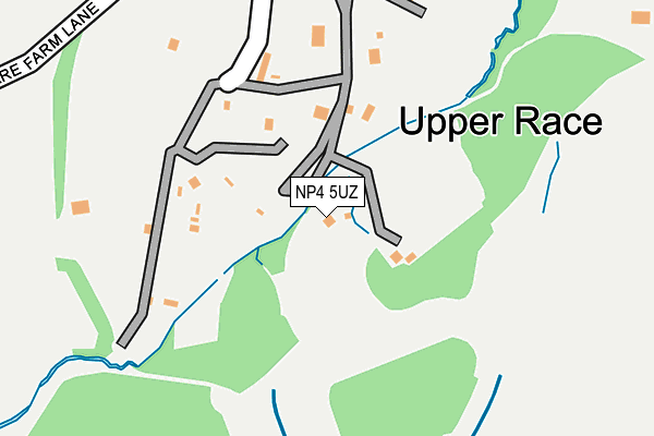 NP4 5UZ map - OS OpenMap – Local (Ordnance Survey)