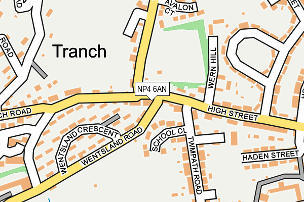 NP4 6AN map - OS OpenMap – Local (Ordnance Survey)